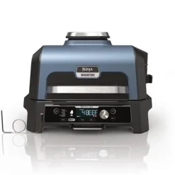 Ninja OG901UK Woodfire Pro Connect XL Electric BBQ Grill & Smoker Blue