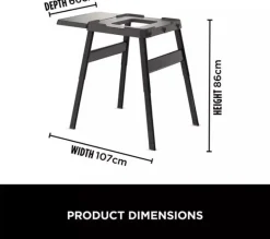 Ninja Woodfire Electric BBQ Grill and Smoker with Stand and Cover OG701UKGRILLKIT - CLEARANCE