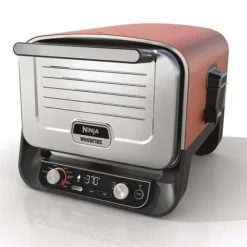 Ninja Woodfire Outdoor Oven Artisan Pizza Maker and BBQ Smoker with BBQ Stand OO101UKKIT Open Box Clearance
