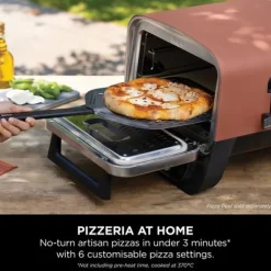 Ninja Woodfire Outdoor Oven Artisan Pizza Maker and BBQ Smoker with BBQ Stand OO101UKKIT Open Box Clearance