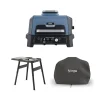 Ninja Woodfire Pro Connect XL Electric BBQ Grill and Smoker with Stand and Cover OG901UKGRILLKIT Open Box Clearance