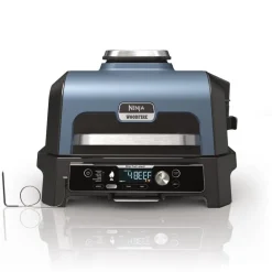 Ninja Woodfire Pro Connect XL Electric BBQ Grill and Smoker with Stand and Cover OG901UKGRILLKIT Open Box Clearance