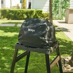 Ninja Woodfire Pro Connect XL Electric BBQ Grill and Smoker with Stand and Cover OG901UKGRILLKIT Open Box Clearance