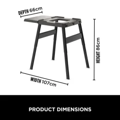 Ninja Woodfire Pro Connect XL Electric BBQ Grill and Smoker with Stand and Cover OG901UKGRILLKIT Open Box Clearance