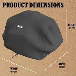 Ninja XSKCOVEREUUK Woodfire Electric BBQ Cover Black
