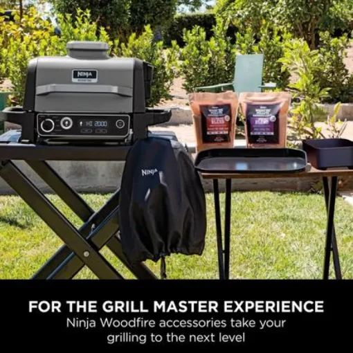 Ninja XSKCRISPBTEUK Woodfire BBQ Combo Crisper Basket Black