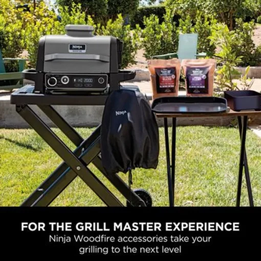 Ninja XSKGRIDPLTEUK Woodfire Electric BBQ Flat Plate Black