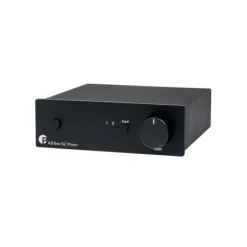 Project AD Box S2 Phono A/D converter for line & Phono with USB and analogue output Black
