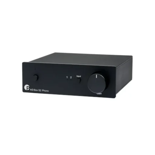 Project AD Box S2 Phono A/D converter for line & Phono with USB and analogue output Black