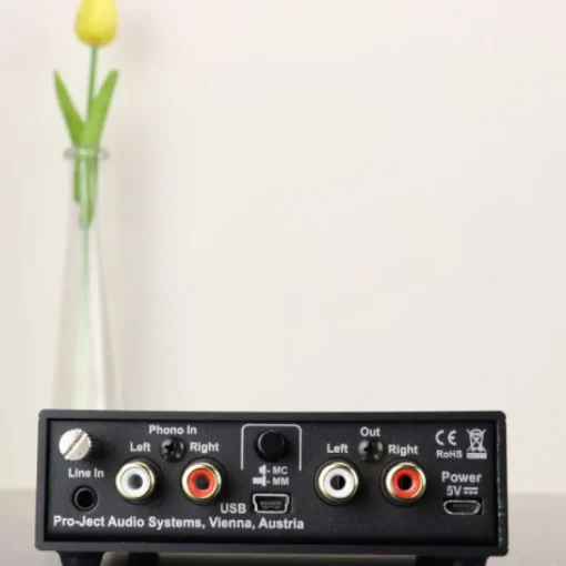 Project AD Box S2 Phono A/D converter for line & Phono with USB and analogue output Black