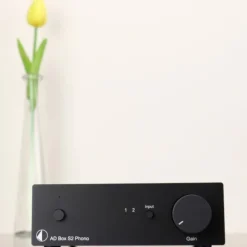 Project AD Box S2 Phono A/D converter for line & Phono with USB and analogue output Black