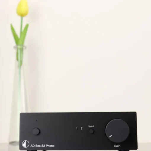 Project AD Box S2 Phono A/D converter for line & Phono with USB and analogue output Black