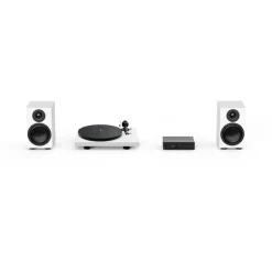 Pro-Ject Colourful Audio System 2 All In One True Analog HiFi Stereo System Satin White PJAACAS2WHISAT
