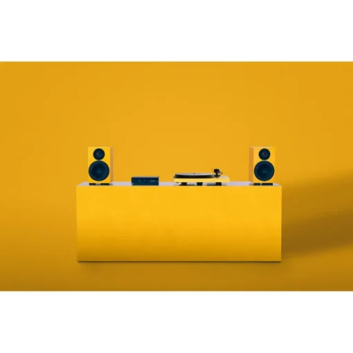 Pro-Ject Colourful Audio System 2 All In One True Analog HiFi Stereo System Satin Golden Yellow PJAACAS2YELSAT