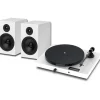 Pro-Ject Juke Box E1 Turntable Set with Speaker Box 5 Speakers White