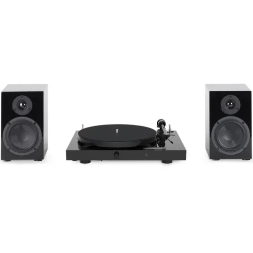 Pro-Ject Juke Box E1 Turntable Set with Speaker Box 5 Speakers Black