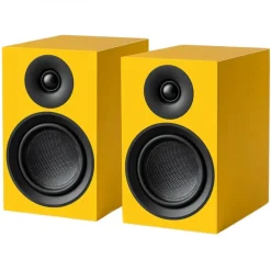 Pro-Ject Speaker Box 5 E Carbon Bookshelf Speakers Satin Golden Yellow