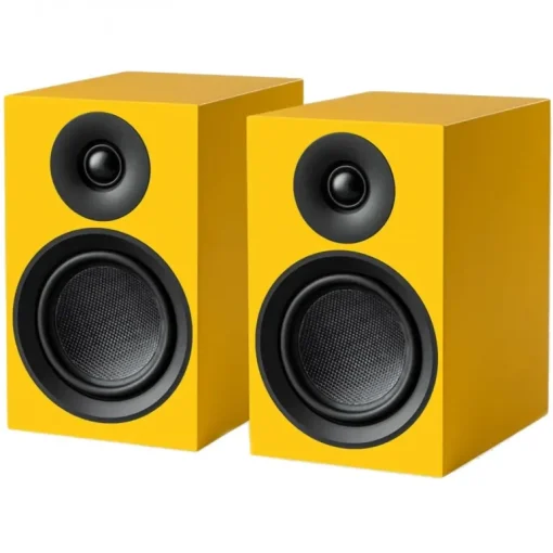 Pro-Ject Speaker Box 5 E Carbon Bookshelf Speakers Satin Golden Yellow