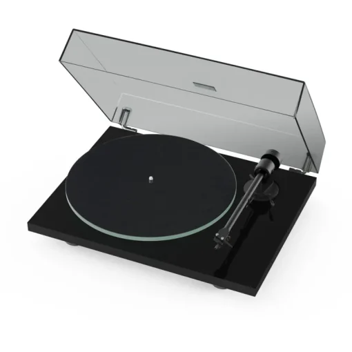 Pro-Ject T1 EVO BT Bluetooth Belt Driven Turntable with Built-In Switchable Phono Preamp Black