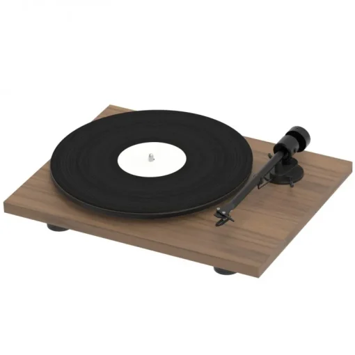 Pro-Ject T1 EVO BT Bluetooth Belt Driven Turntable with Built-In Switchable Phono Preamp Walnut
