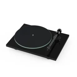 Pro-Ject T1 EVO BT Bluetooth Belt Driven Turntable with Built-In Switchable Phono Preamp Black