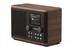 Pure Classic H4 DAB+ FM Portable Digital Radio with Bluetooth Coffee Black