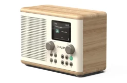 Pure Classic H4 DAB+ FM Portable Digital Radio with Bluetooth Cotton White