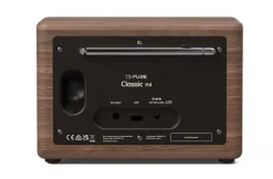Pure Classic H4 DAB+ FM Portable Digital Radio with Bluetooth Coffee Black