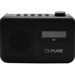 Pure Elan One2 Portable Dab+ Radio with Bluetooth Charcoal Black