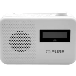Pure Elan One2 Portable Dab+ Radio with Bluetooth Cotton White