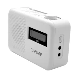 Pure Elan One2 Portable Dab+ Radio with Bluetooth Cotton White
