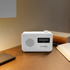 Pure Elan One2 Portable Dab+ Radio with Bluetooth Cotton White