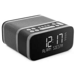 Pure Siesta S6 Premium Dab Dab+ FM Bluetooth Clock Radio Graphite