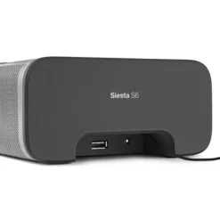 Pure Siesta S6 Premium Dab Dab+ FM Bluetooth Clock Radio Graphite