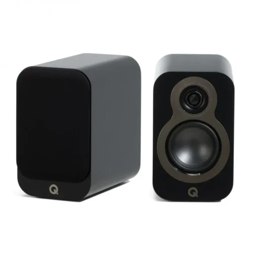 Q Acoustics 3010c Bookshelf Speakers Pair Satin Black