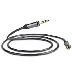 QED QE7306 Performance Headphone 6.35MM Extension Cable 3M