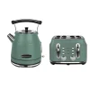 Rangemaster RMCLDK201MG Kettle With RMCL4S201MG 4 Slice Toaster Bundle Mineral Green