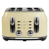 Rangemaster RMCL4S201CM Classic 4 Slice Toaster - Cream