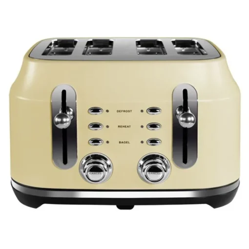 Rangemaster RMCL4S201CM Classic 4 Slice Toaster - Cream