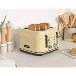 Rangemaster RMCL4S201CM Classic 4 Slice Toaster - Cream