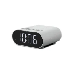 Roberts Ortus Charged DAB DAB+ FM Alarm Clock Radio with Wireless Smartphone charging White
