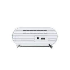 Roberts Ortus Charged DAB DAB+ FM Alarm Clock Radio with Wireless Smartphone charging White