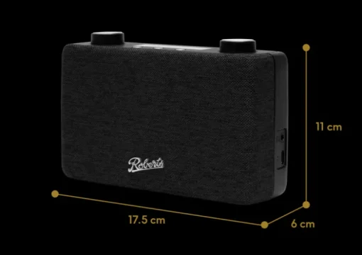 Roberts PLAY 11 DAB DAB+ FM Portable Digital Radio Black