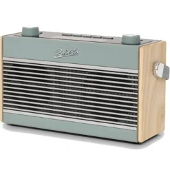 Roberts Rambler BTS DAB DAB+ FM RDS Stereo Digital Radio with Bluetooth Alarms and ECO Power Saving Mode Duck Egg Blue