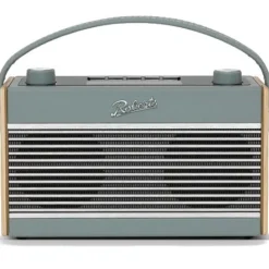 Roberts Rambler BTS DAB DAB+ FM RDS Stereo Digital Radio with Bluetooth Alarms and ECO Power Saving Mode Duck Egg Blue
