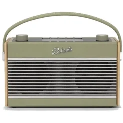 Roberts Rambler BTS DAB DAB+ FM RDS Stereo Digital Radio with Bluetooth Alarms and ECO Power Saving Mode Leaf Green