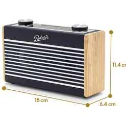 Roberts Rambler Uno DAB DAB+ FM RDS Bluetooth Digital Radio Navy Blue