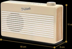 Roberts RAMBLERBTMPC Rambler BT Mini - Dab/Fm Bluetooth Portable Radio - Pastel Cream