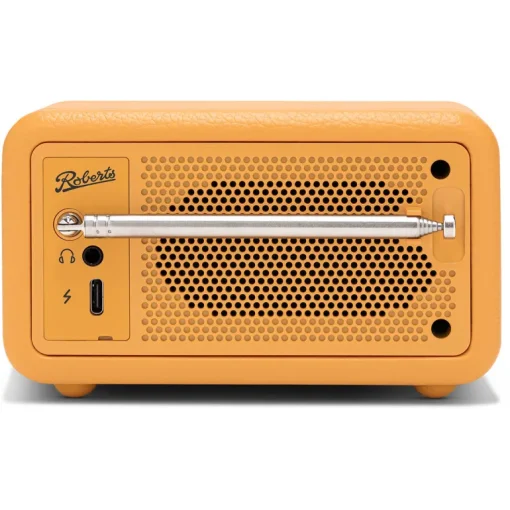 Roberts Revival Petite 2 DAB DAB+ Bluetooth Rechargeable Digital Radio Sunburst Yellow
