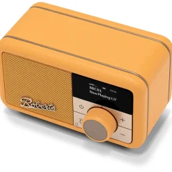 Roberts Revival Petite 2 DAB DAB+ Bluetooth Rechargeable Digital Radio Sunburst Yellow